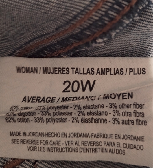 GLORIA VANDERBILT All Around Slimming Jeans ~ Size 20 - Picture 8 of 8